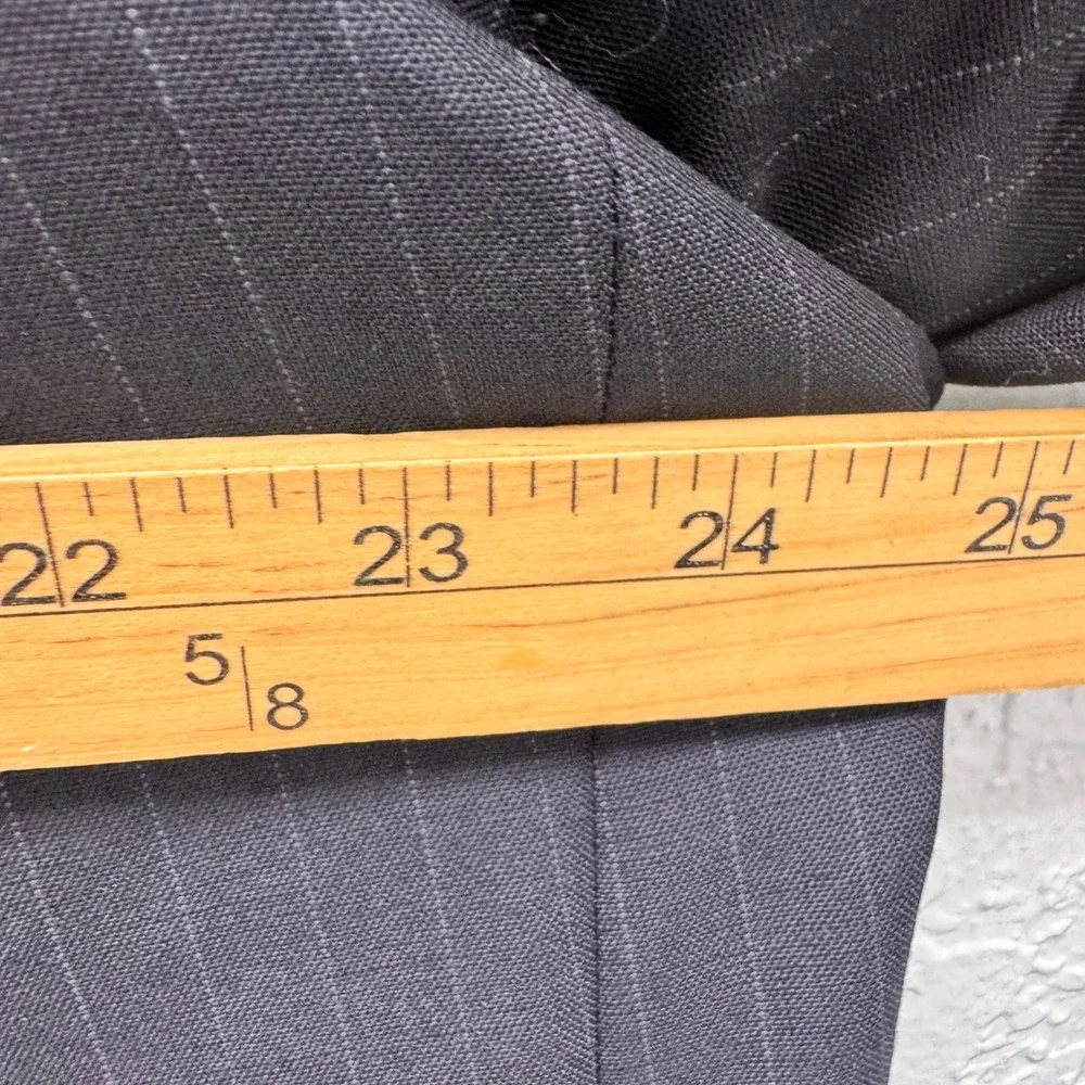 Brooks Brothers Made to Measure Navy Pinstripe Blazer Mens USA Union Made Wool